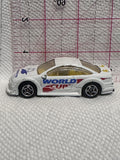 White World Cup France 98 Opel Calibra 1/60 ©1996 Matchbox Diecast Car