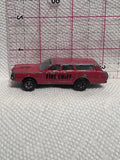Red Fire Chief Station Wagon Yatming Diecast Car
