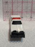 White Police Car Globetoys Diecast Car