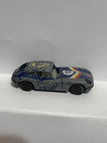 Blue Jaguar E42 #1010 Yatming Diecast Car
