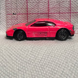 Pink #348 Ferrari ©1990 Hot Wheels Diecast Car