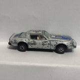 White Pontiac Trans AM Turbo Yatming Diecast Car