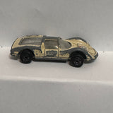 Yellow Porsche D9 DYNA-Wheels Diecast Car