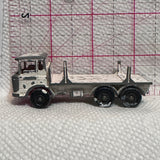 White Girder Truck #58 Matchbox Diecast Car