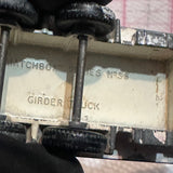 White Girder Truck #58 Matchbox Diecast Car