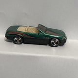 Green Mercedes-Benz Sl-Class ©1989 Hot Wheels Diecast Car