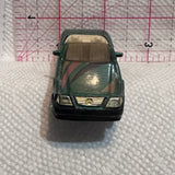 Green Mercedes-Benz Sl-Class ©1989 Hot Wheels Diecast Car