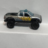 Silver '10 Toyota Tundra ©2011 Hot Wheels Diecast Car
