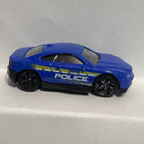 Blue Police Car Racer DKSL03 Unbranded Diecast Car