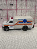 White Ambulance Rescue Services #02313/4/5 Yatming Diecast Car