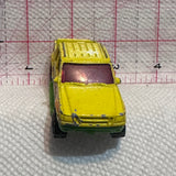 Yellow Rescue Heroes Ford Expolrer Sport Trac ©2000 Matchbox Diecast Car