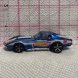 Blue Corvette J3248 Hot Wheels Diecast Car