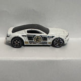 White State Trooper Mustang GT Concept ©2003 Hot Wheels Diecast Car
