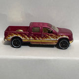 Red Flames 2009 Ford F-150 Hot Wheels Diecast Car