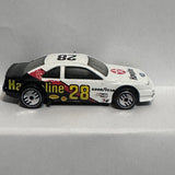 Black White Havoline T Bird Stocker ©1989 Hot Wheels Diecast Car