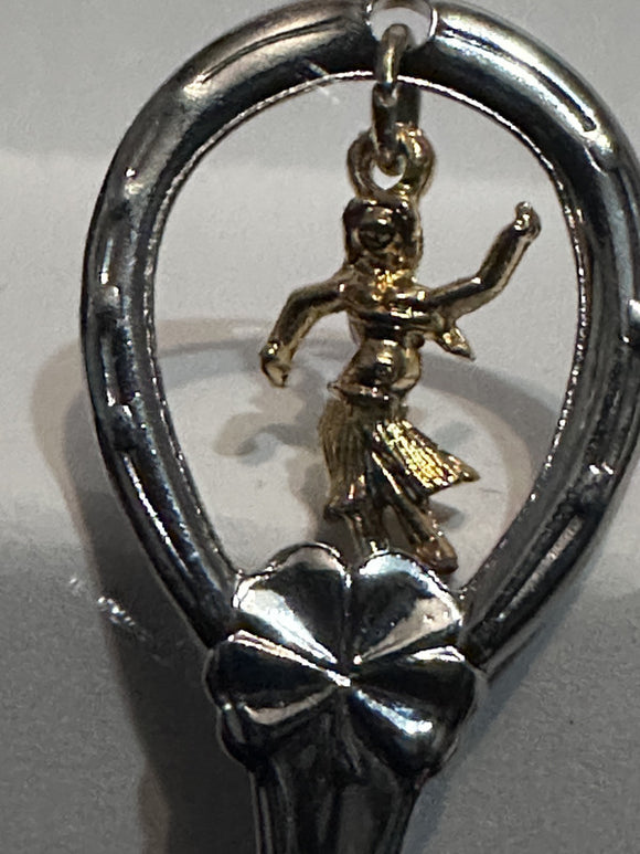 Aloha From Hawaii Hula Dancer  Souvenir Spoon