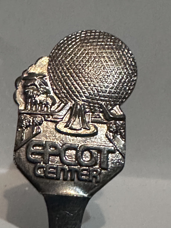 Epcot Center Walt Disney 1982 Silver Plated  Souvenir Spoon