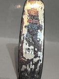 Noel 1976 Christmas Stocking Silver Plated  Souvenir Spoon