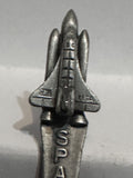 Kennedy Space Center Space Shuttle Pewter  Souvenir Spoon