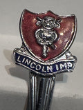 Lincoln Imp Chromium Plate  Souvenir Spoon