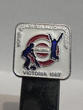 World Junior Curling Championship Victioria 1987  Souvenir Spoon