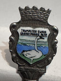 Trumpter Swan Grande Prairie Alta Alberta  Souvenir Spoon