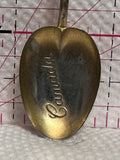 Ste Anne Manitoba Maple Leaf Canada  Souvenir Spoon