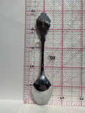 Alberta Wild Rose Flower Silver Plated  Souvenir Spoon