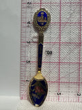 Hong Kong Fishing Boat Flower Butterfly  Souvenir Spoon