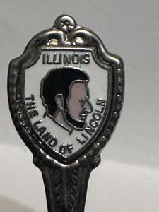 Illinois The Land of Lincoln  Souvenir Spoon