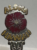 Aloha Hawaii Flower Pineapple  Souvenir Spoon