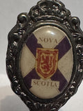 Nova Scotia Crest Emblem Silver Plated  Souvenir Spoon