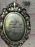 Nova Scotia Crest Emblem Silver Plated  Souvenir Spoon