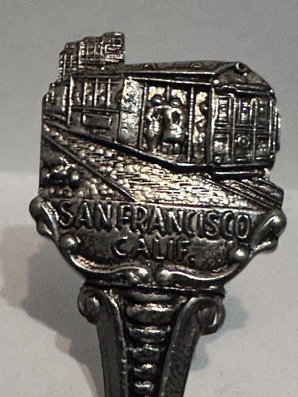 San Francisco California Cable Car  Souvenir Spoon