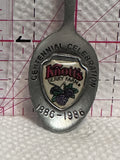 Knott's Berry Farm Centennial 1886 1986 Pewter  Souvenir Spoon