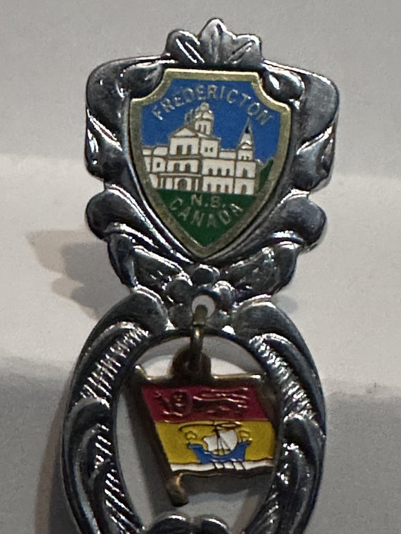 Fredericton New Brunswick Flag Canada  Souvenir Spoon