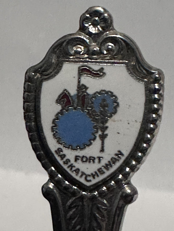 Fort Saskatchewan Alberta Logo  Souvenir Spoon