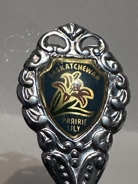 Cut Knife Saskatchewan Prairie Lily  Souvenir Spoon