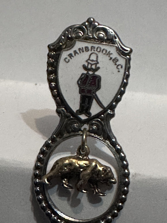 Cranbrook BC Steele Grizzly Bear  Souvenir Spoon