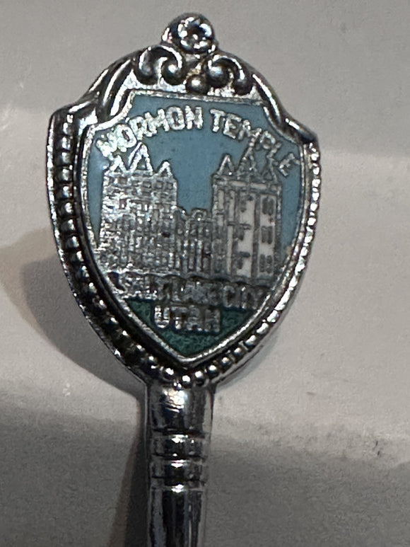 Mormon Temple Salt Lake City Utah    Souvenir Spoon