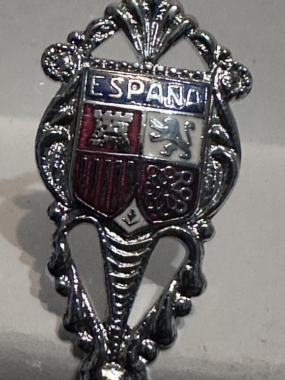 Espana Crest Emblem Spain  Souvenir Spoon