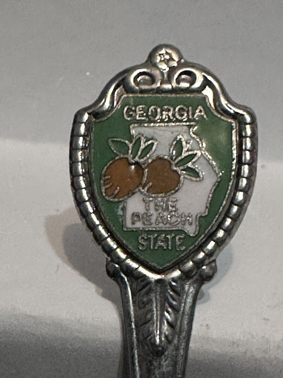 Georgia The Peach State  Souvenir Spoon