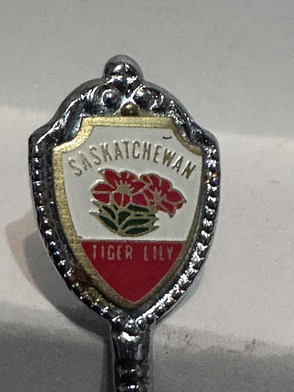 Esterhazy Saskatchewan Tiger Lily  Souvenir Spoon