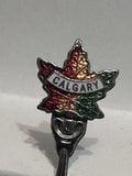 Calgary Alberta Maple Leaf Canada  Souvenir Spoon
