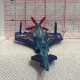 Blue Poison Arrow Plane  Hot Wheels Diecast Car