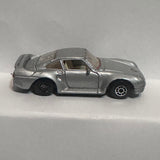 Silver Porsche 959 Maisto Diecast Car