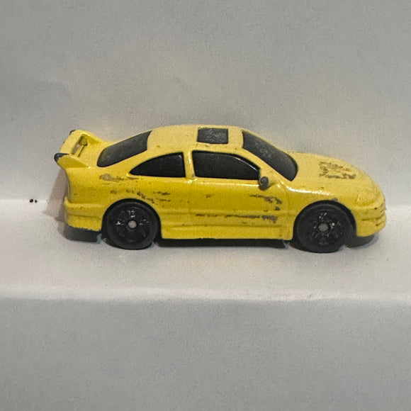 Yellow Honda Civic S-GL 02 ©2001 Mcdonalds Hot Wheels Diecast Car