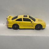 Yellow Honda Civic S-GL 02 ©2001 Mcdonalds Hot Wheels Diecast Car