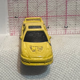 Yellow Honda Civic S-GL 02 ©2001 Mcdonalds Hot Wheels Diecast Car