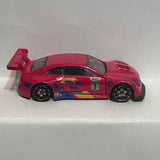 Red '16 Cadillac ATS-VR FJV57 ©2017 Hot Wheels Diecast Car